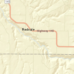Redvale Colorado Street Map
