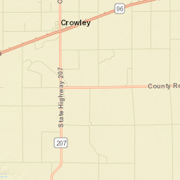 Crowley Colorado Street Map