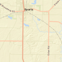 Sparta Street Map