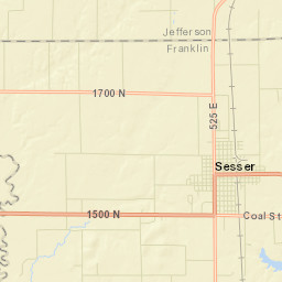 Sesser Street Map