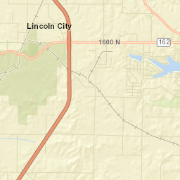 3601-3695 E County Road 1350 North, Lamar Street Map