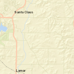 Santa Claus Street Map