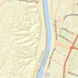 Valley Station Street Map