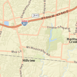 Hillview Street Map
