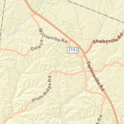 Elk Creek Street Map