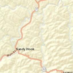 Sandy Hook Street Map