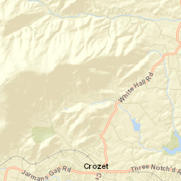 Crozet Street Map