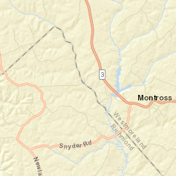 Montross Street Map