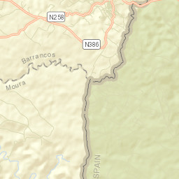 Barrancos Street Map