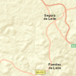 Fuentes de León Street Map