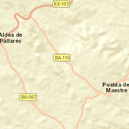 Puebla del Maestre Street Map