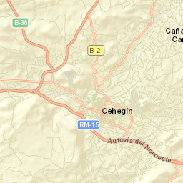 Cehegín Street Map