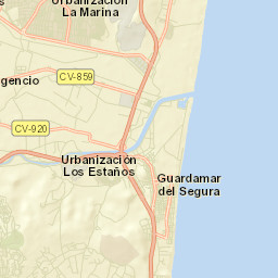 Guardamar del Segura Street Map