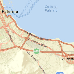 Ciaculli Street Map