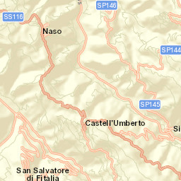 Castell'Umberto Street Map