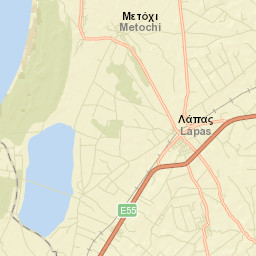 Lápas Street Map