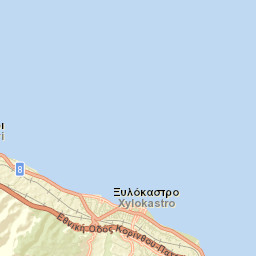 Xylókastro Street Map