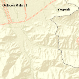 Gökçen Street Map