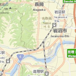 Iwanuma-shi Street Map
