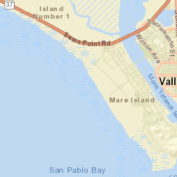 Vallejo Street Map
