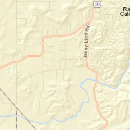 Mother Lode Acres California Street Map