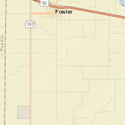 Fowler Colorado Street Map
