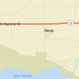25631-25999 Highway 50, McClave, CO Street Map
