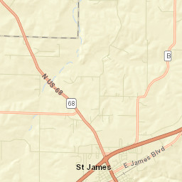 100-198 West James Boulevard St. James Street Map