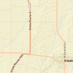 Steeleville Street Map