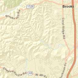 Brooks Street Map