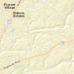 Pioneer Village Street Map