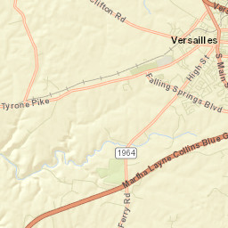 Versailles Street Map