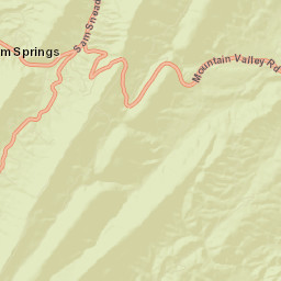 Bath County Street Map