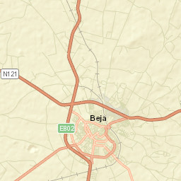 Beja Street Map