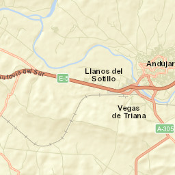 Andújar Street Map