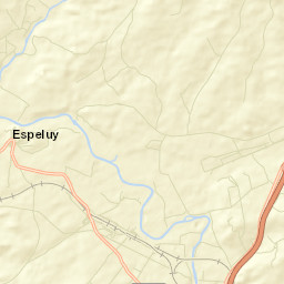 Espelúy Street Map