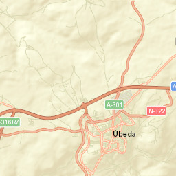 Úbeda Street Map