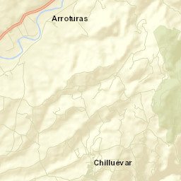 Chilluévar Street Map