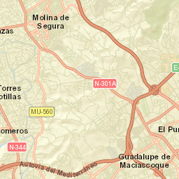 Molina de Segura Street Map