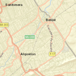 Santomera Street Map
