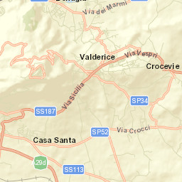 Erice Street Map