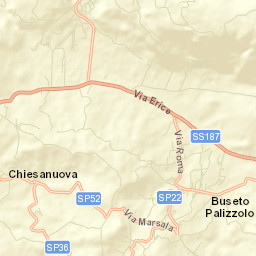 Buseto Palizzolo Street Map