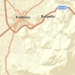 Borgetto Street Map