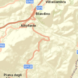 Villa Ciambra Street Map
