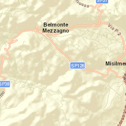Belmonte Mezzagno Street Map