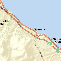 Altavilla Milicia Street Map