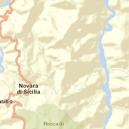 Novara di Sicilia Street Map