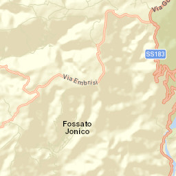 Fossato Ionico-Fossatello-San Luca Marcelluzzo Street Map