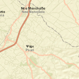 Néa Manoláda Street Map
