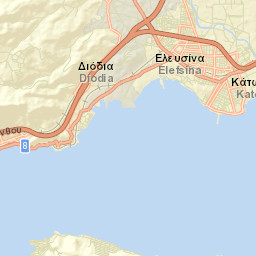 Elefsína Street Map